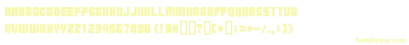 Ballsoontherampage Font – Yellow Fonts on White Background