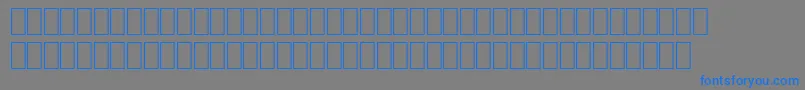 Wphv02n Font – Blue Fonts on Gray Background