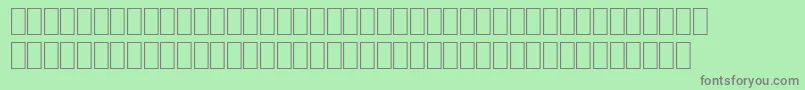 Шрифт Wphv02n – серые шрифты на зелёном фоне