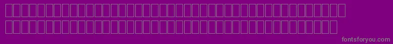 Fonte Wphv02n – fontes cinzas em um fundo violeta