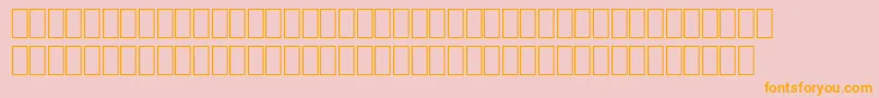 Wphv02n-Schriftart – Orangefarbene Schriften auf rosa Hintergrund