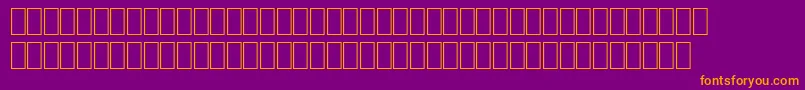 Wphv02n Font – Orange Fonts on Purple Background