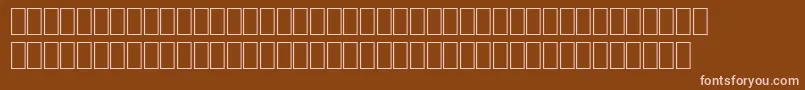 Wphv02n Font – Pink Fonts on Brown Background