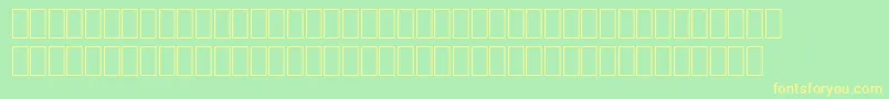 Wphv02n Font – Yellow Fonts on Green Background