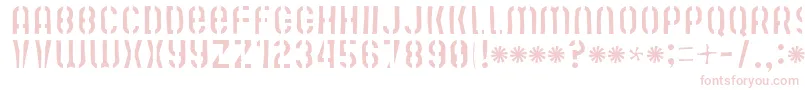 Mute Fruit Skimpy Krash Font – Pink Fonts on White Background