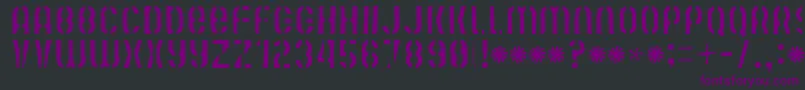 Mute Fruit Skimpy Krash Font – Purple Fonts on Black Background