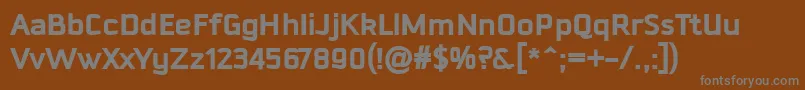 Шрифт DowntempoBold – серые шрифты на коричневом фоне