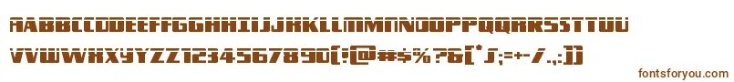 Шрифт Typhoonlaser – коричневые шрифты на белом фоне