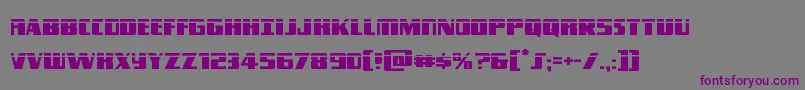 Шрифт Typhoonlaser – фиолетовые шрифты на сером фоне