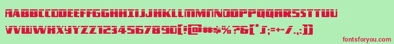 Typhoonlaser Font – Red Fonts on Green Background