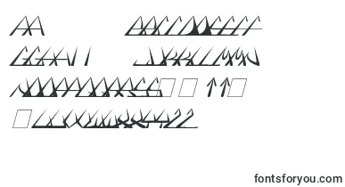 GloryItalic font – romanian Fonts