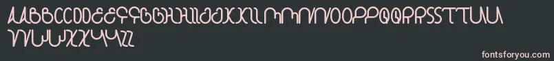 StarConstellation Font – Pink Fonts on Black Background
