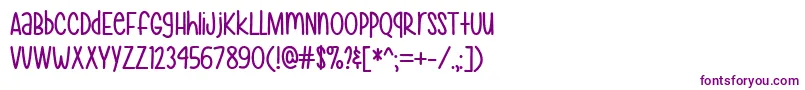 MfHeyPrettyGirl-Schriftart – Violette Schriften