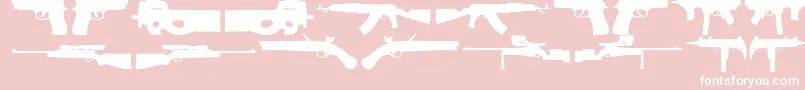 2ndAmendment Font – White Fonts on Pink Background