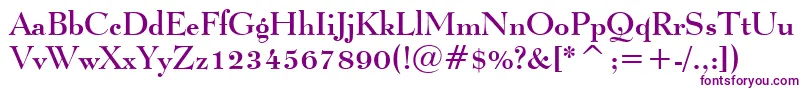 LucianBt Font – Purple Fonts on White Background