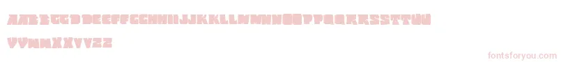 VtksSuper-Schriftart – Rosa Schriften auf weißem Hintergrund