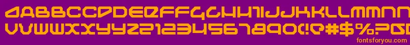 En savoir plus sur la police Traveler Police Traveler – polices orange sur fond violet
