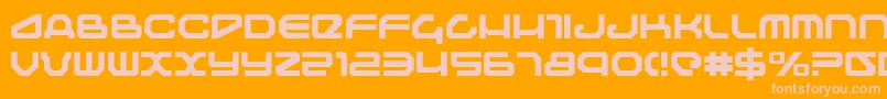More about Traveler Font Traveler Font – Pink Fonts on Orange Background