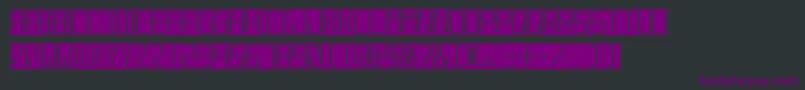7sdd Font – Purple Fonts on Black Background