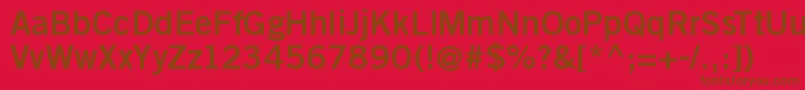 Шрифт Goethegothicbold – коричневые шрифты на красном фоне