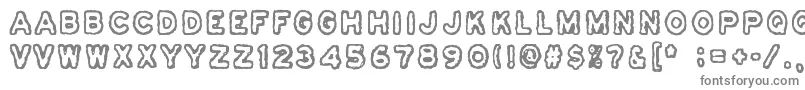 Osasto329Suljettu-Schriftart – Graue Schriften auf weißem Hintergrund