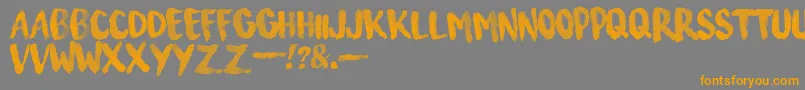 SurfingCapital-Schriftart – Orangefarbene Schriften auf grauem Hintergrund