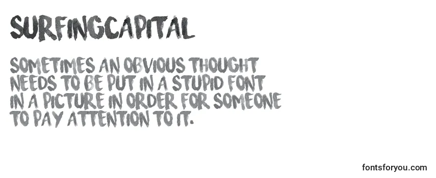 Review of the SurfingCapital Font