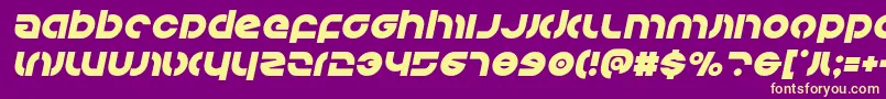 Kovacsital Font – Yellow Fonts on Purple Background