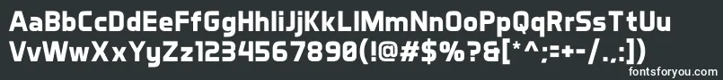 AeroMaticsBold Font – White Fonts