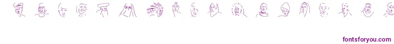 FacesOfTheCentury Font – Purple Fonts