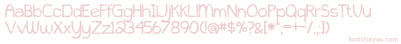 PeytonJenniferDecorated Font – Pink Fonts