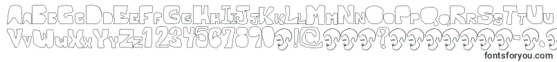 Шрифт OpnMalatashitoNaked – высокие шрифты