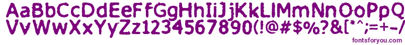 Finitimusiungo Font – Purple Fonts on White Background