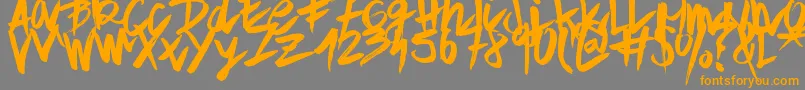 More about ApleTime Font ApleTime Font – Orange Fonts on Gray Background