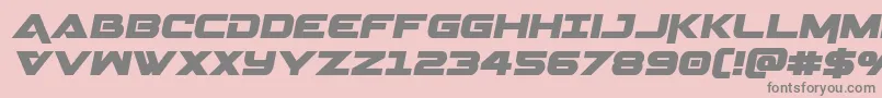 Geminasemital Font – Gray Fonts on Pink Background