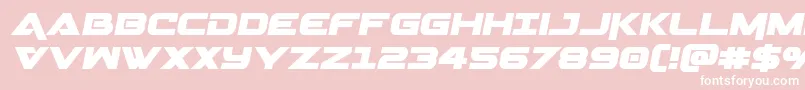 Geminasemital Font – White Fonts on Pink Background