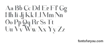 Review of the Santander Font