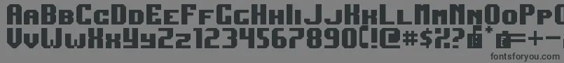 DarkJubilee Font – Black Fonts on Gray Background