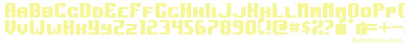 DarkJubilee Font – Yellow Fonts on White Background