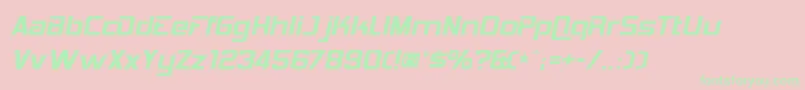 HemiHead426 Font – Green Fonts on Pink Background