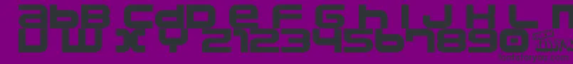 Namco ffy Font – Black Fonts on Purple Background