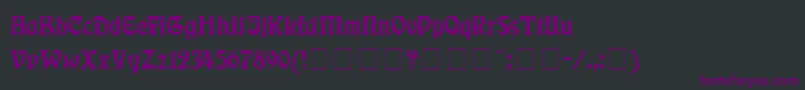 RudelsbergMedium Font – Purple Fonts on Black Background