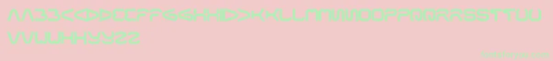 Formalart Font – Green Fonts on Pink Background