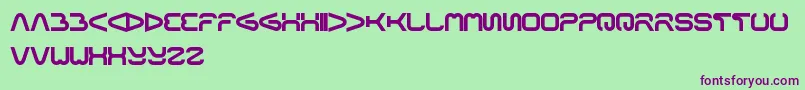 Formalart Font – Purple Fonts on Green Background