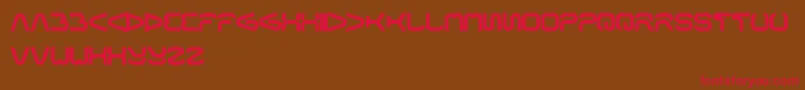 Formalart Font – Red Fonts on Brown Background