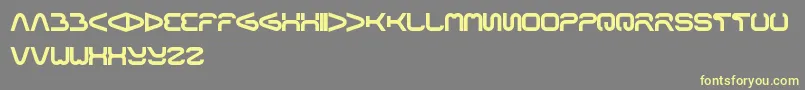 Formalart Font – Yellow Fonts on Gray Background