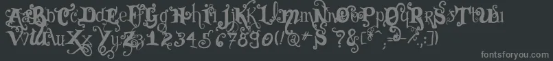 Weitere Informationen zur VtksBlack-Schriftart VtksBlack-Schriftart – Graue Schriften auf schwarzem Hintergrund