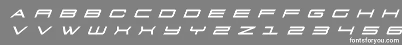 911porschav3titleital Font – White Fonts on Gray Background