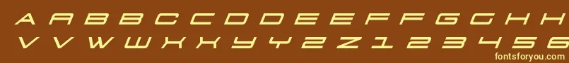 911porschav3titleital-fontti – keltaiset fontit ruskealla taustalla