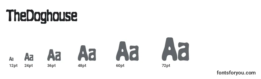 TheDoghouse Font Sizes